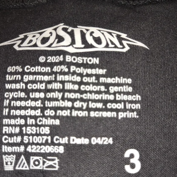 Boston Graphic Black Muscle Tee - Picture 3 of 3